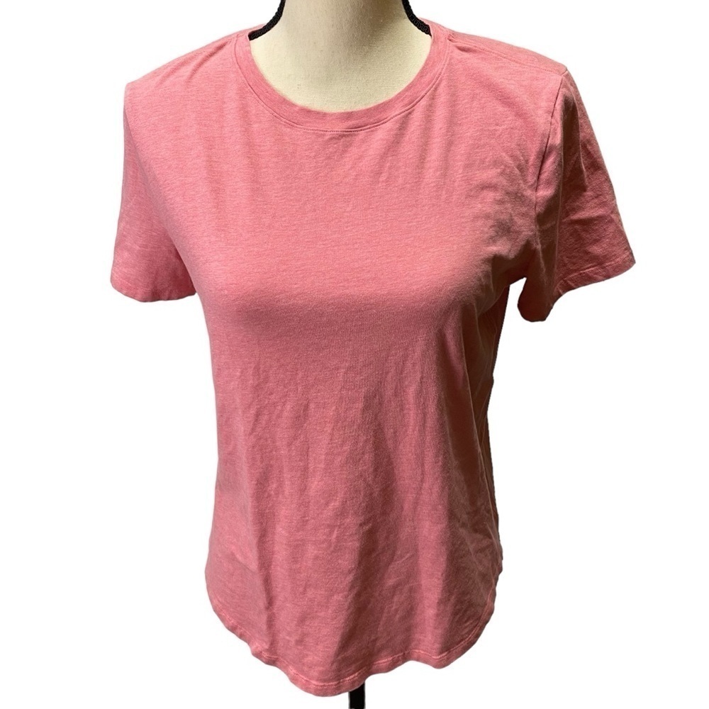 Lululemon Short Sleeve Tee Sz 6 Crew Coral Pink